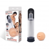 Автоматическая вакуумная помпа-мастурбатор Blowjob Auto Sucker Penis Enlarger Pump - Lux Fetish - в Нефтекамске купить с доставкой