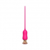 Розовый тонкий стимулятор Nipple Vibrator - 23 см. - I-MOON - купить с доставкой в Нефтекамске