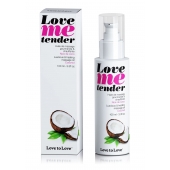 Съедобное согревающее массажное масло Love Me Tender Cocos с ароматом кокоса - 100 мл. - Love to Love - купить с доставкой в Нефтекамске