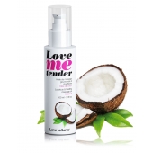 Съедобное согревающее массажное масло Love Me Tender Cocos с ароматом кокоса - 100 мл. - Love to Love - купить с доставкой в Нефтекамске