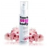 Силиконовый лубрикант 2-в-1 Touch My Body с ароматом вишнёвого цвета - 100 мл. - Love to Love - купить с доставкой в Нефтекамске