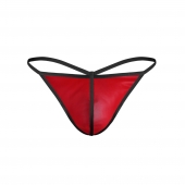 Красные трусы-стринги с черной окантовкой - Darkzone купить с доставкой Красные трусы-стринги с черной окантовкой - Darkzone купить с доставкой