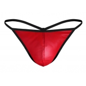 Красные трусы-стринги с черной окантовкой - Darkzone купить с доставкой Красные трусы-стринги с черной окантовкой - Darkzone купить с доставкой