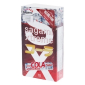 Ароматизированные презервативы Sagami Xtreme COLA - 10 шт. - Sagami - купить с доставкой в Нефтекамске