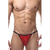 Красные сексуальные трусы-слипы с контрастным кантом - Don Moris купить с доставкой Красные сексуальные трусы-слипы с контрастным кантом - Don Moris купить с доставкой