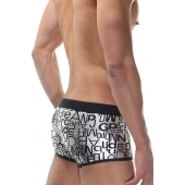 Мужские серебристые трусы-боксеры с принтом - Don Moris купить с доставкой Мужские серебристые трусы-боксеры с принтом - Don Moris купить с доставкой
