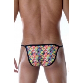 Яркие мужские трусы-танга с геометрическим принтом - Don Moris купить с доставкой Яркие мужские трусы-танга с геометрическим принтом - Don Moris купить с доставкой