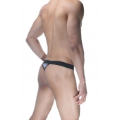 Бело-черные мужские трусы-стринги с узором - Don Moris купить с доставкой Бело-черные мужские трусы-стринги с узором - Don Moris купить с доставкой