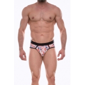 Белые мужские трусы-джоки с морским принтом - Don Moris купить с доставкой Белые мужские трусы-джоки с морским принтом - Don Moris купить с доставкой