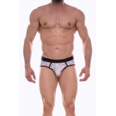 Мужские трусы-джоки с принтом в виде почтовых марок - Don Moris купить с доставкой Мужские трусы-джоки с принтом в виде почтовых марок - Don Moris купить с доставкой