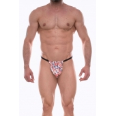 Белые мужские трусы-стринги с морским принтом - Don Moris купить с доставкой Белые мужские трусы-стринги с морским принтом - Don Moris купить с доставкой