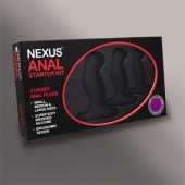 Набор из 3 массажеров простаты чёрного цвета NEXUS ANAL STARTER KIT - Nexus Range - в Нефтекамске купить с доставкой