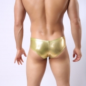 Золотистые мужские трусы-брифы с кольцом - WowHomme купить с доставкой Золотистые мужские трусы-брифы с кольцом - WowHomme купить с доставкой