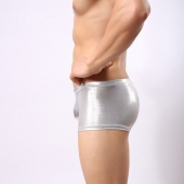 Серебристые мужские трусы-боксеры - WowHomme купить с доставкой Серебристые мужские трусы-боксеры - WowHomme купить с доставкой