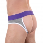 Серые меланжевые трусы-джоки с брендированной резинкой - Boefje купить с доставкой Серые меланжевые трусы-джоки с брендированной резинкой - Boefje купить с доставкой