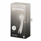 Телесный вибратор-ротатор Spinning Vibe 1 - 18 см. - Satisfyer купить в Нефтекамске с доставкой в Orgasmix.ru Телесный вибратор-ротатор Spinning Vibe 1 - 18 см. - Satisfyer