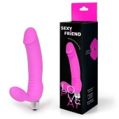 Розовый безремневой страпон Sexy Friend - 1137 - купить с доставкой в Нефтекамске