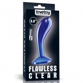 Синяя анальная втулка Flawless Clear Prostate Plug 6.0 - 15 см. - Lovetoy - в Нефтекамске купить с доставкой