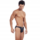 Черные мужские трусы-брифы с декоративным пояском Misty Brief - Clever Masculine Underwear купить с доставкой Черные мужские трусы-брифы с декоративным пояском Misty Brief - Clever Masculine Underwear купить с доставкой