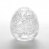 Мастурбатор-яйцо Keith Haring EGG PARTY - Tenga - в Нефтекамске купить с доставкой