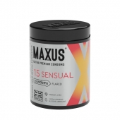 Анатомические презервативы MAXUS Sensual - 15 шт. - Maxus - купить с доставкой в Нефтекамске