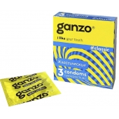 Классические презервативы с обильной смазкой Ganzo Classic - 3 шт. - Ganzo - купить с доставкой в Нефтекамске