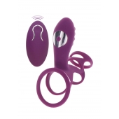 Фиолетовая эрекционная вибронасадка Halo Halo C-Ring Sleeve - Toy Joy - в Нефтекамске купить с доставкой
