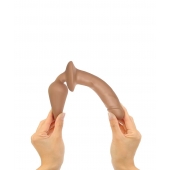 Карамельный двусторонний фаллоимитатор Switch Plug-In Realistic Size S - Strap-on-me купить с доставкой в интернет-магазине Orgasmix в Нефтекамске Карамельный двусторонний фаллоимитатор Switch Plug-In Realistic Size S - Strap-on-me