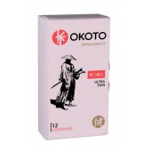Тонкие презервативы OKOTO Ultra Thin - 12 шт. - Sitabella - купить с доставкой в Нефтекамске