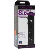Насадка-фаллоимитатор Vac-U-Lock CodeBlack 8 Inch Classic Dong - 19,3 см. - Doc Johnson - купить с доставкой в Нефтекамске