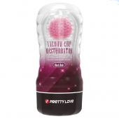 Прозрачный текстурированный мастурбатор Vacuum Cup Masturbator Black Hole - Baile - в Нефтекамске купить с доставкой