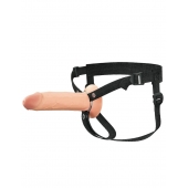 Полый страпон на ремнях 8’’ Hollow Silicone Strap-on - Pipedream - купить с доставкой в Нефтекамске