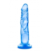 Синий фаллоимитатор с присоской Sweet N’ Hard 5 Realistic 7.5-Inch Dildo - 19,3 см. - Blush Novelties