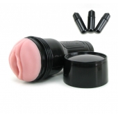 Мастурбатор-вагина Fleshlight - Vibro Pink Lady Touch с вибрацией - Fleshlight - в Нефтекамске купить с доставкой