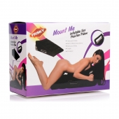 Черная подушка для секса Mount Me Inflatable Sex Position Pillow - XR Brands - купить с доставкой в Нефтекамске