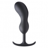 Черный массажер простаты с утяжелителями Premium Silicone Weighted Prostate Plug XL - 20,8 см. - XR Brands - в Нефтекамске купить с доставкой