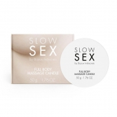 Массажная свеча для всего тела Slow Sex - 50 гр. - Bijoux Indiscrets - купить с доставкой в Нефтекамске