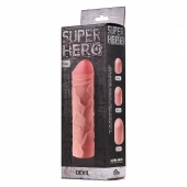 Фаллоудлинитель SUPER HERO Dewil - 17,5 см. - Lola Games - в Нефтекамске купить с доставкой