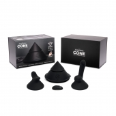 Конусный вибромассажер Cowgirl Cone с 2 насадками - CowGirl - купить с доставкой в Нефтекамске