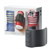 Набор Tenga Cup Vibrator 1st Set: вибратор Cup Vibrator, мастурбатор Original Vacuum Cup, мастурбатор Premium Original Vacuum Cup - Tenga - в Нефтекамске купить с доставкой
