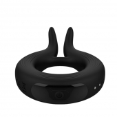 Черное эрекционное кольцо Marry Me Rechargeable Vibrating Cockring - Adrien Lastic - в Нефтекамске купить с доставкой
