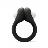 Черное эрекционное кольцо Zippy Vibrating Ring With Bullet - Adrien Lastic - в Нефтекамске купить с доставкой