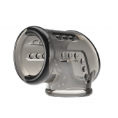 Дымчатая насадка на пенис и мошонку - Baile - в Нефтекамске купить с доставкой