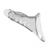 Прозрачная насадка на пенис - 22 см. - Baile - в Нефтекамске купить с доставкой