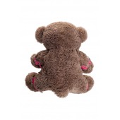 Бондажный набор: бурый мишка с розовыми оковами и наручниками - Pecado - купить с доставкой в Нефтекамске