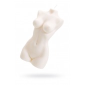 Белая интерьерная свеча в форме женского торса - 850 гр. - Pecado - купить с доставкой в Нефтекамске