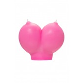 Розовая свеча «Сиськи» - 150 гр. - Pecado - купить с доставкой в Нефтекамске
