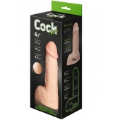 Телесный фаллоудлинитель с мошонкой Cock Next - 17 см. - LOVETOY (А-Полимер) - в Нефтекамске купить с доставкой