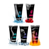 Набор из 5 лубрикантов JUJU (увлажняющий, Hot+, Long, Anal, малина) - JuJu - купить с доставкой в Нефтекамске Набор из 5 лубрикантов JUJU (увлажняющий, Hot+, Long, Anal, малина) - JuJu - купить с доставкой в Нефтекамске