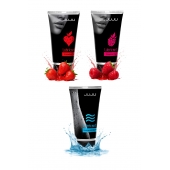 Набор из 3 лубрикантов JUJU (увлажняющий, клубника, малина) - JuJu - купить с доставкой в Нефтекамске